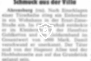 Schmuck aus der Villa