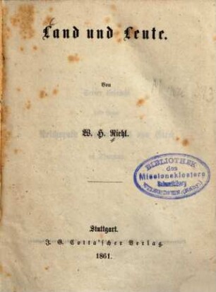 Land und Leute