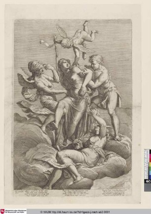 [Allegorie der Tugend; Die Tugend zwischen Liebe, Irrtum, Uwissenheit und Lehre; Die Tugend in Bedrängnis; The struggle of Vice against Virtue]