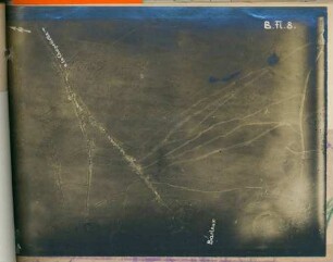 Foto der Stellungen nordöstlich von Barleux (Luftbild)