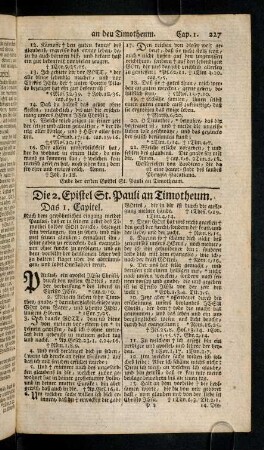 227-230, 16. Die 2. Epistel an Timotheum