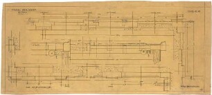 Billing, Hermann; Karlsruhe, Hirschstr. 101 a / Vorholzstr.; Haus Kohlbecker - Fassade (Schnitte 3. OG)