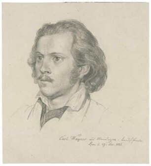 Bildnis Wagner, Carl (1796-1867), Maler, Radierer