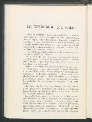 La caravana que pasa