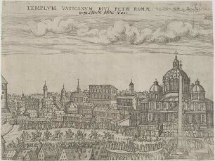 TEMPLUM VATICANUM DIVI PETRI ROMAE.