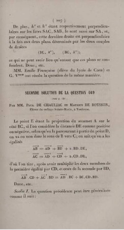 Seconde solution de la question 469.