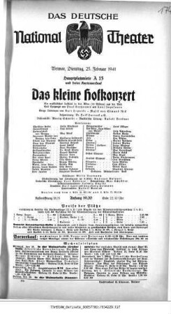 Das kleine Hofkonzert