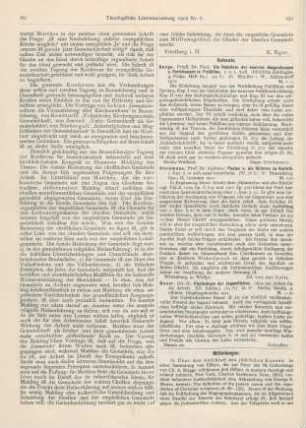 252 [Rezension] Karge, Paul, Die Resultate der neueren Ausgrabungen u. Forschungen in Palästina. 1. u. 2. Aufl