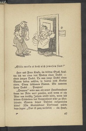 "Siiie wer'n et doch nich jewesen sind!"
