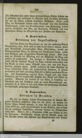 9. September. Unruhen in Dresden