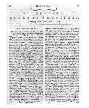 [Beffroy de Reigny, L.-A.]: Vetter Jacobs Launen. Bd. 3. Aus d. Franz. übers. v. J. F. Jünger. Leipzig: Göschen 1789