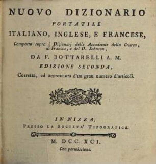 Nouveau Dictionnaire De Poche, François, Italien Et Anglois : Composé sur les Dictionnaires de l'Académie de France, de la Crusca, & du D. Johnson, 2
