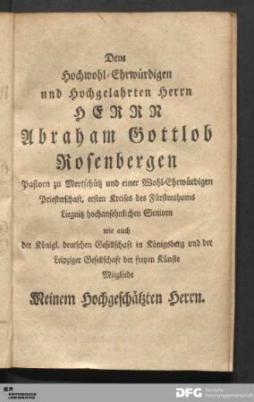 Zuschrift.