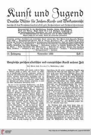 Heft 11 (November 1930)