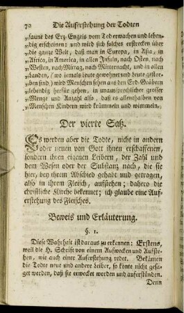 Der vierte Satz.