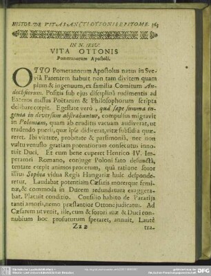 [Historia De Vita Sancti Ottonis Epitome]