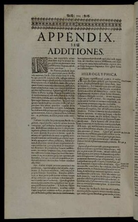 Appendix, Seu Additiones.