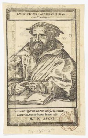 Bildnis des Ludwig Lavater