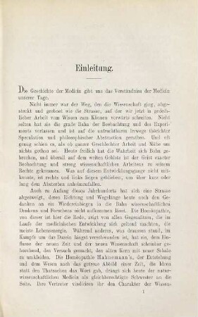 Die Homöopathie Hahnemann's und der Neuzeit