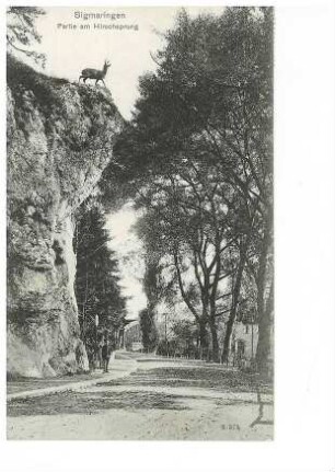 Partie am Hirschsprung in Sigmaringen