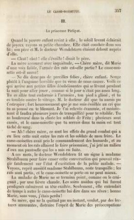 III. La princesse Pirlipat ...
