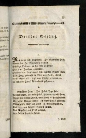 77-105, Dritter Gesang.