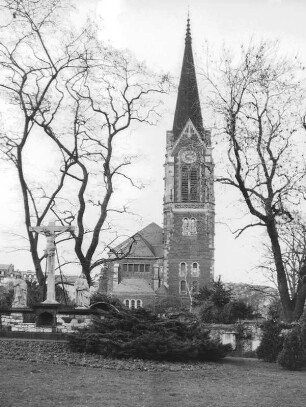 Ev. Peterskirche und Petersfriedhof (Kirche, ev.); Frankfurt, Bleichstraße 33, Stephanstraße 6
