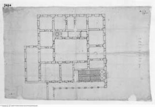 Rom, Palast Sixtus V. im Vatikan, Grundriss