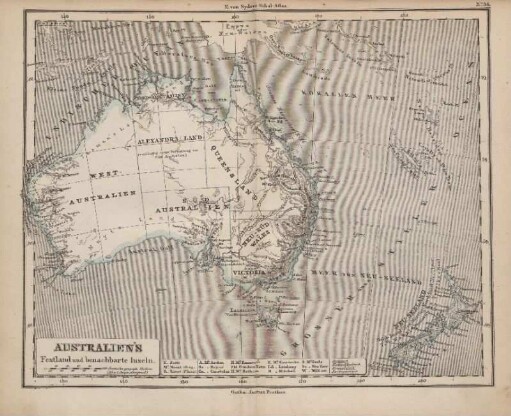 Australien's Festland und benachbarte Inseln
