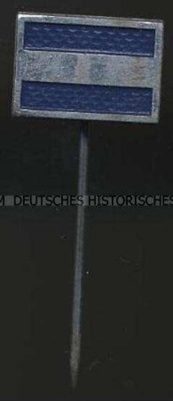 WHW-Abzeichen, Signalflaggen-Alphabet: J, Straßensammlung im Gau Hamburg, vom Januar 1942