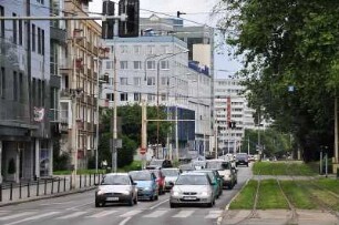 Verkehrsreiche Hauptstraße