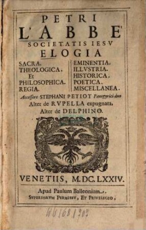 Elogia sacra ...