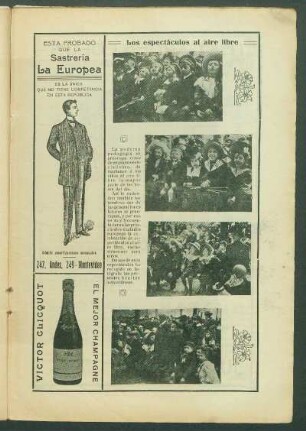 Los espectáculos al aire libre