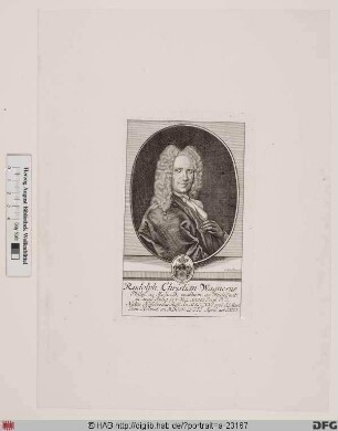 Bildnis Rudolf Christian Wagner