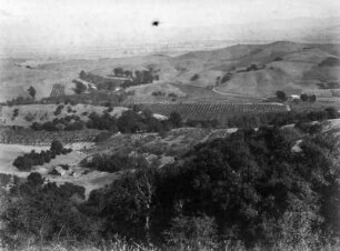 Das Reesley Valley : Blick von der Lafayette Ridge über das Reesley Tal