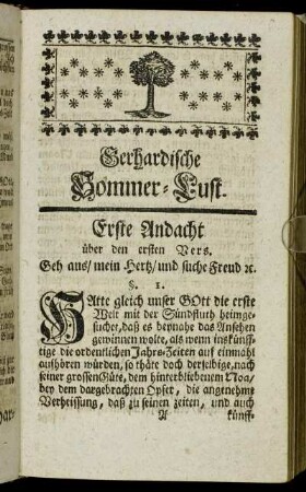 Erste Andacht