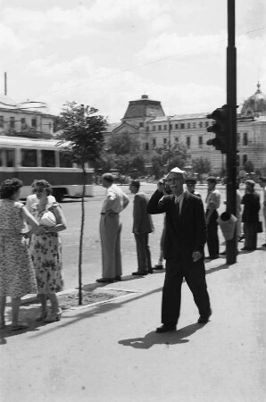 Reisefotos Rumänien. Straßenbild (vielleicht in Bukarest)