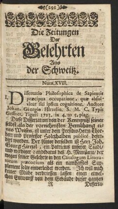 Num. XVII.