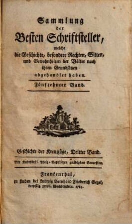 Geschichte der Kreuzzüge nach dem heiligen Lande, 3