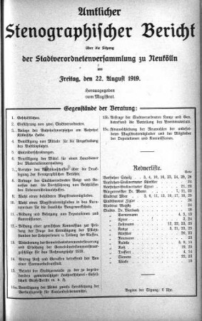 22. August 1919