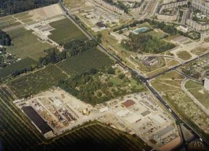 Stadtteilansicht Nickern und Prohlis mit Dohnaer Straße (F 172)