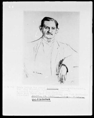 Walther Max Adrian Schücking (1875-1935), 1903-1920 Professor der Rechte in Marburg