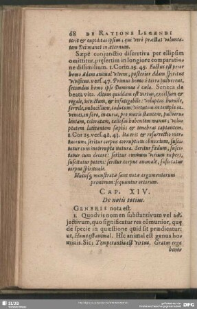 Cap. XIV. De notis totius
