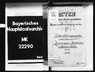 Lehrerbildungsanstalten und Präparandenschulen. Zuweisungen und Beschwerden entlassener Schüler. Spezialia.