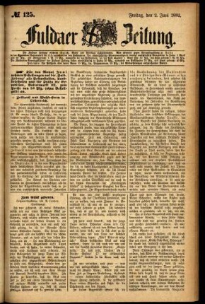 Ausgabe vom Freitag, den 02. Juni 1882.