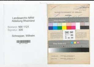 Entnazifizierung Wilhelm Schnepper , geb. 13.05.1894 (Buchpruefer)