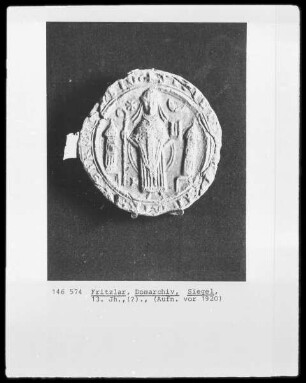 Siegel mit Bischof