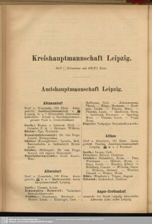 Kreishauptmannschaft Leipzig