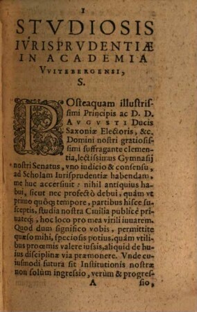 Matthaei VVesenbecii. IC. Cl. Exempla Ivrisprvdentiae