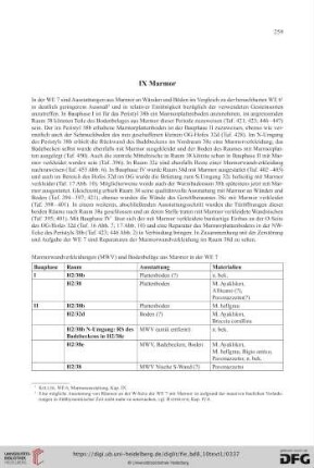 IX Marmor